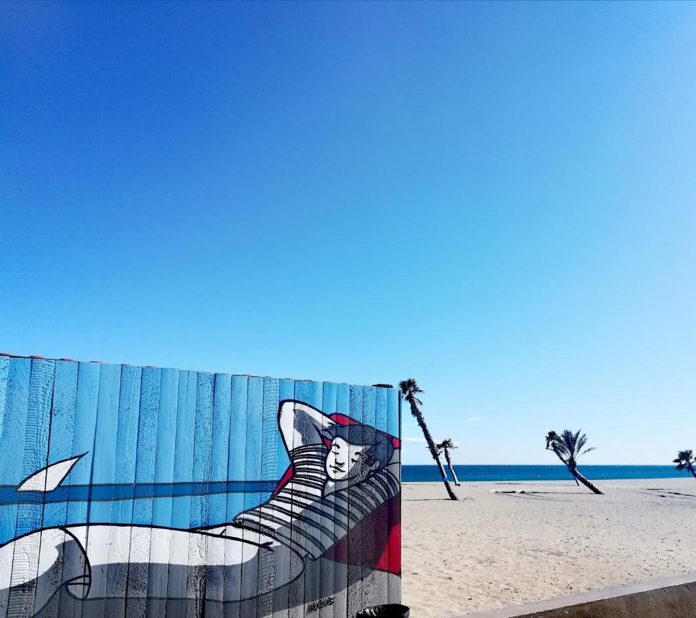 Les Marines III - Tout Confort - Tout Equipe - En Bord De Mer - Avec Jardin - Proche Commerces Et Animations Apartment Le Barcarès Exterior foto